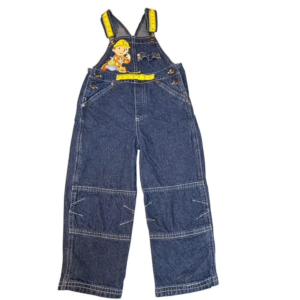 Vintage Bob the Builder  Denim Overalls 3T Blue  Construction